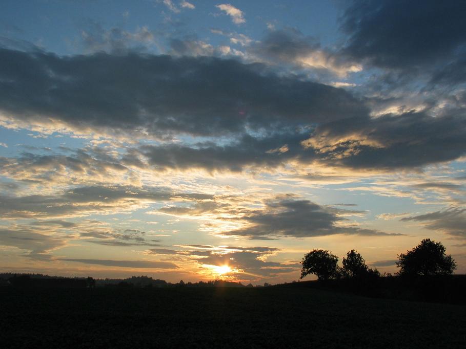 Lichtglanz . Sonnenuntergangsmeditation